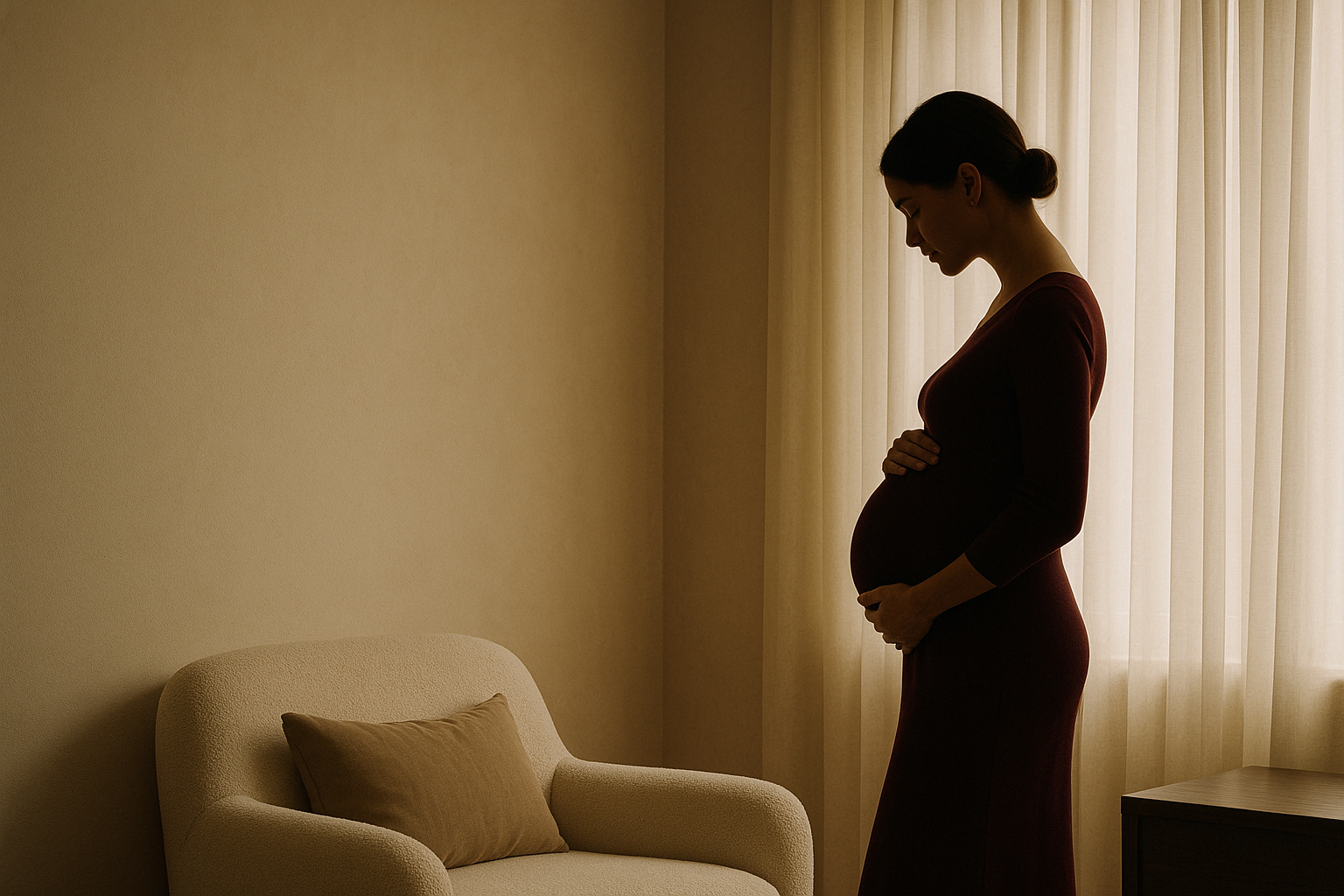 Elegantes Kleid, dezente Lichtstimmung